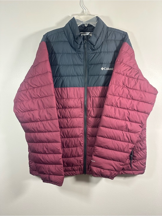 Columbia Other - Columbia Size XL Men's Omni Heat Insulated Quilted Jacket Burgundy & Black